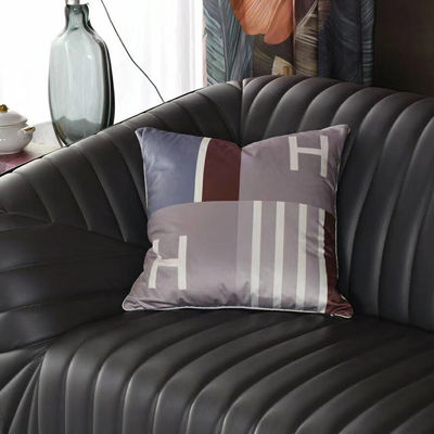 Samt-goldene Bettwäsche-Kissen-Abdeckung der Raum-Büro-Kissen-Abdeckungs-Farbkombinations-45*45cm