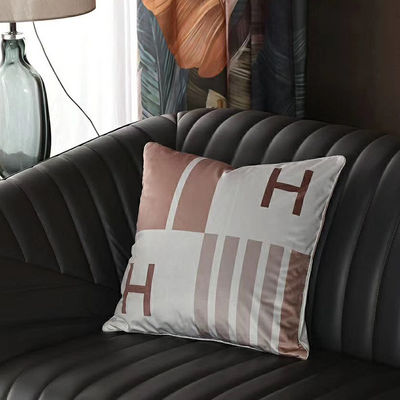 Samt-goldene Bettwäsche-Kissen-Abdeckung der Raum-Büro-Kissen-Abdeckungs-Farbkombinations-45*45cm