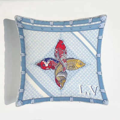 43*43cm Druckkissen-Abdeckungs-geometrisches Kissen-Rechtssachen-Polyester 100%