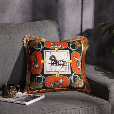 Kissen-Abdeckung Sofa Geometric des Auto-500g dekorative handgemalte der Kissen-45*45cm