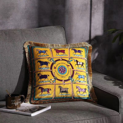 43*43cm Druckkissen-Abdeckungs-geometrisches Kissen-Rechtssachen-Polyester 100%
