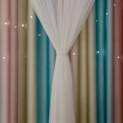 Moderne Einfachheits-grüner Blatt-Digital-Druck-Vorhangstoff