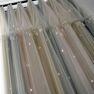 Hauptdekor-Polyester-Vorhangstoff Druckleinenstromausfall-Fenster