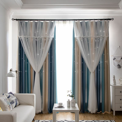 Fenster-Stromausfall-Schatten-Gewebe-Stoff des Wärmedämmungs-Polyester-Vorhangstoff-90%
