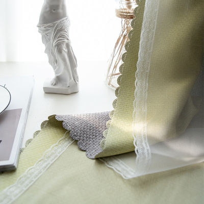 Blumen-Vorhang-bloßes Gewebe-Rollenfrische 3D Stickerei Tulle