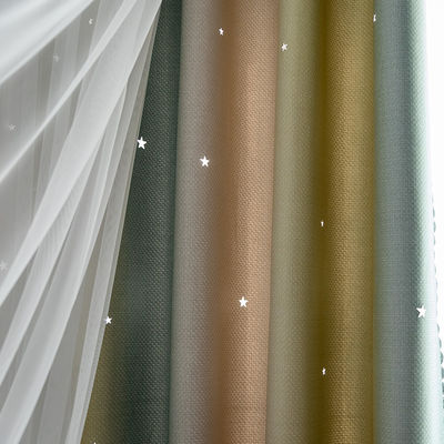 Wohnzimmer, das Voile-bloßen Ösen-Vorhangstoff 54*84inch druckt