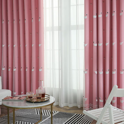 Polyester-weißes Baumwoll-Gauze Curtains Sheer Floral Embroidered-Gewebe 100%