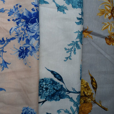 Kleiderbreathable Viskose-Gewebe-Krepp-mit Blumendruck
