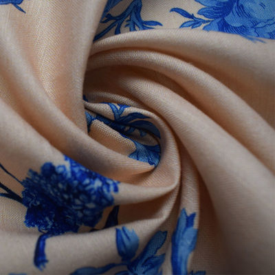 Kleiderbreathable Viskose-Gewebe-Krepp-mit Blumendruck