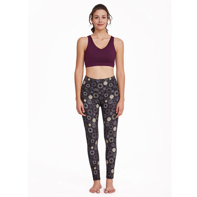 Breathable Polyester-Yoga keucht Sport-Turnhallen-Frauen-Gamaschen