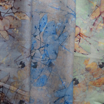 Twill-dickflüssiges Bindungs-Färbungs-Rayon Challis-Gewebe, das Blumen-Digital gedruckt bedeutet