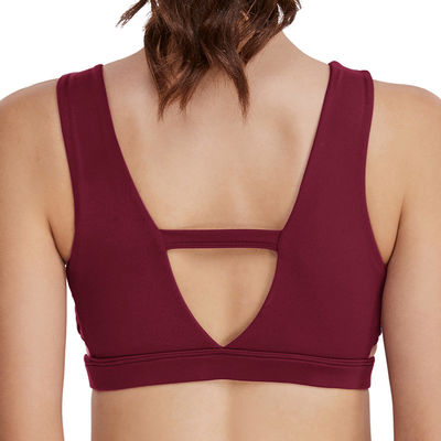 Schultergurt-Breathable Sport-BH-hygroskopisches Yoga-schnelle trocknende Spitze