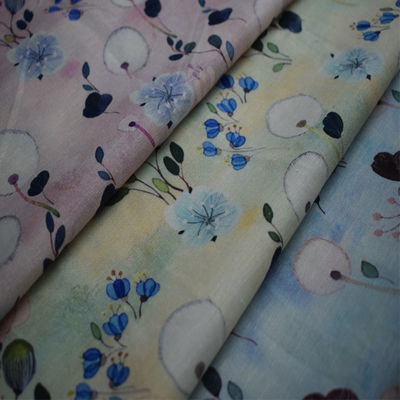 47*58 180gsm druckte Viskose-Twill-Gewebe Lenzing Ecovero