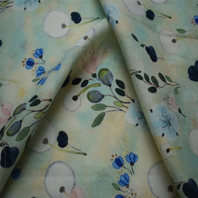 47*58 180gsm druckte Viskose-Twill-Gewebe Lenzing Ecovero