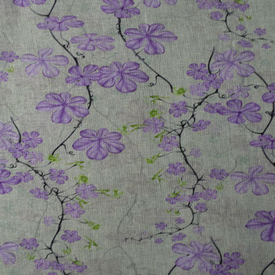 Digital-Sommerburgunder-Druckbaumwolle für Dame Dress Linen Print