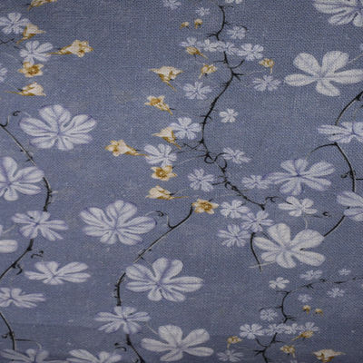Digital-Sommerburgunder-Druckbaumwolle für Dame Dress Linen Print