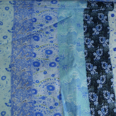 Weiches Leinwandbindung Waverly-Chinoiserie-Gewebe reines Ramiefaser-Hemd-Druckkleid