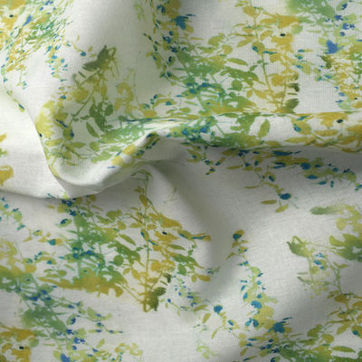 Ramiefaser mischte das Polyester, das Gewebe druckt, streifte Haupttextil-Kleidung