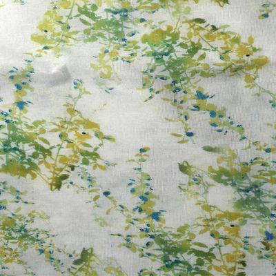 Ramiefaser mischte das Polyester, das Gewebe druckt, streifte Haupttextil-Kleidung