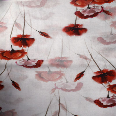 Textil-Polyester, das Gewebe-Ramiefaser-Baumwollplaid-Leinenmischungs-Gewebe druckt