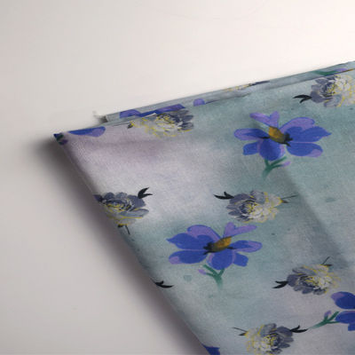 Nachgemachtes Dull Satin Spun Polyester Knitted-Gewebe der Baumwolle190gsm