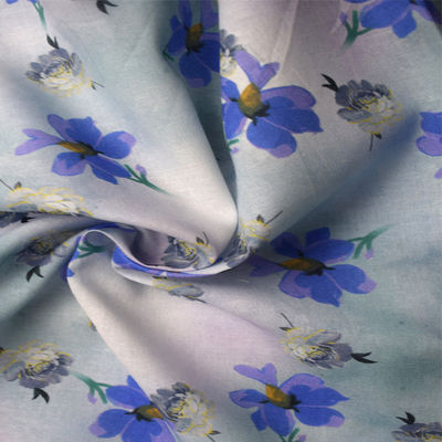 Nachgemachtes Dull Satin Spun Polyester Knitted-Gewebe der Baumwolle190gsm