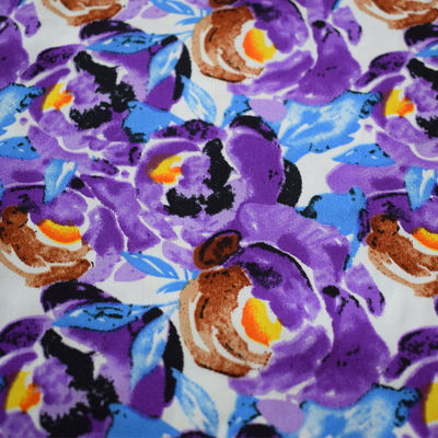 100% gesponnenes Viskose-Gewebe-Druck-Rayon-Gewebe-mittleres Gewicht