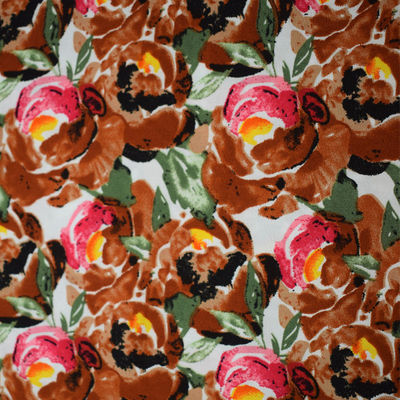 Einfache Digital, die Rayon-Seiden-Jacquardwebstuhl-Blumenkleidergewebe 45S*45S drucken