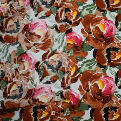 Einfache Digital, die Rayon-Seiden-Jacquardwebstuhl-Blumenkleidergewebe 45S*45S drucken