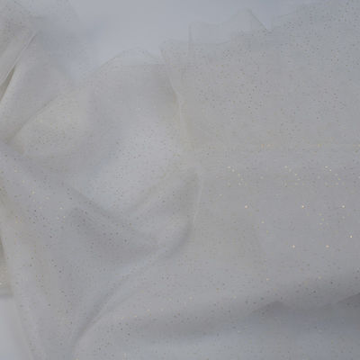 Spandex stickte Brokat-Jacquardwebstuhl elastischen Mesh Fabric