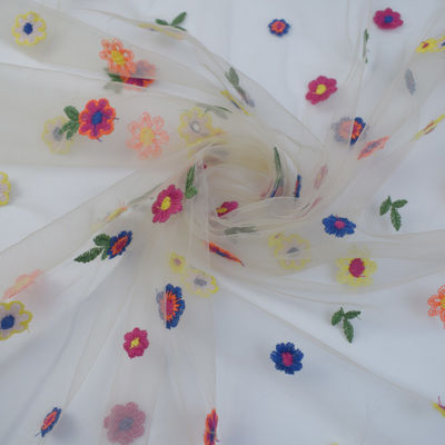 160CM Stickerei guter weicher NylonMesh Dress Fabric Tulle Lace