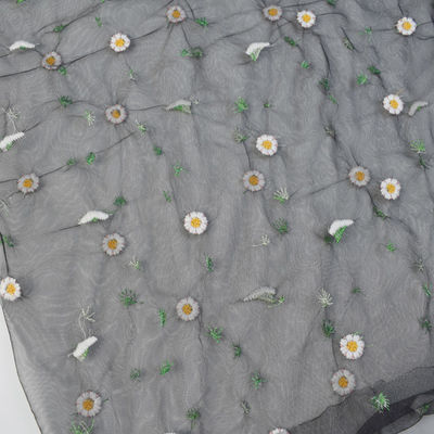Weiches Rollenbolzennylonfiletarbeit Tulle-Öse Mesh Fabric Sustainable