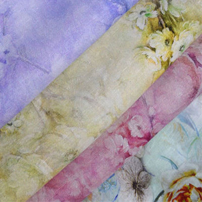 100 gesticktes Tulle gesponnenen druckte Tencel-Gewebe-den bequemen Kleidertwill