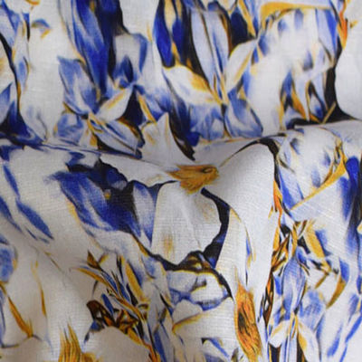 Viskose mischte weiche Viskose der Tulle-Gewebe-70% Tencel +20% Ramiefaser-+10%