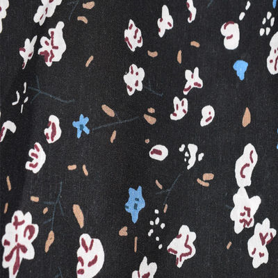 Gefärbtes Falten-beständiges gesponnenes Baumwolle-Tencel-Gewebe des Twill-100