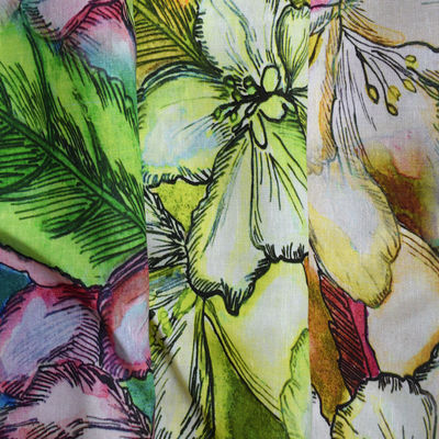 Gesponnener Viskose-Mischungs-Druck-fester gefärbter Twill Tencel weicher Tulle Gewebe-70%