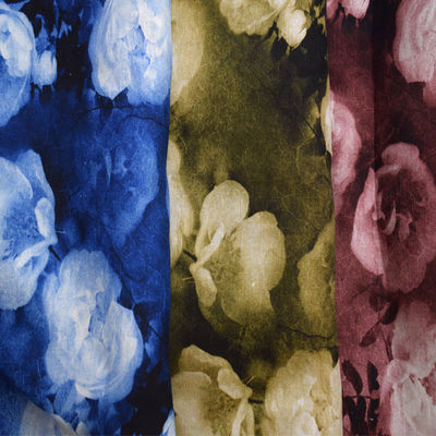 Gesponnener Viskose-Mischungs-Druck-fester gefärbter Twill Tencel weicher Tulle Gewebe-70%