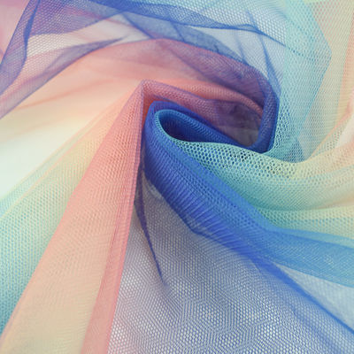 Ausdehnungs-Illusions-weiche Tulle-Gewebe PolyesterTextile-Gewebe 100%