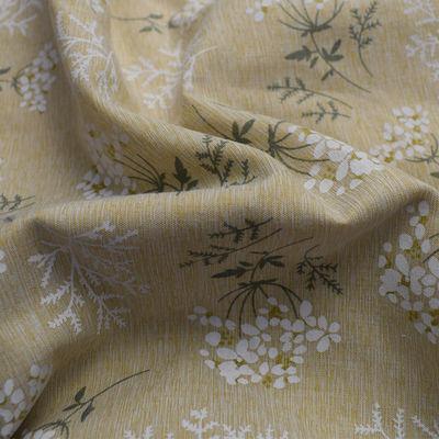 Gesponnene Blumenkleiderdruckebene mit 100 Polyester-Baumwollgewebe-Digital Druck