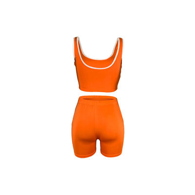Reine Farbfrühlings-u. Sommer-sexy ärmellose Westen-kurze Hosen stellten 13 Farben ein