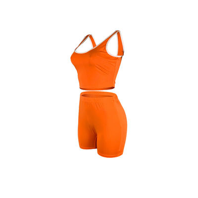 Reine Farbfrühlings-u. Sommer-sexy ärmellose Westen-kurze Hosen stellten 13 Farben ein