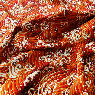 Druckte mehrfache Farbe 120GSM Baumwollgewebe für Kleiderbettwäsche