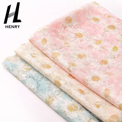 Kundengebundene weiche Tulle-Gewebe-Blume Digital, die Mesh Fabric druckt