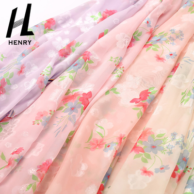Kundengebundenes Muster-Fantasie-Polyester Tulle Mesh Fabric For Lady Dress