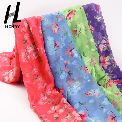 Breathable weiches Tulle-Gewebe-reines Polyester-Kleiderdruckverfahren-Chiffon- Gewebe