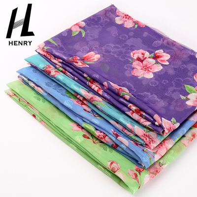 Kundenspezifisches Muster-Chiffon- Gewebe-Druck Mesh For Decoration Accessories