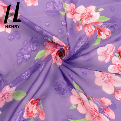 Kundenspezifisches Muster-Chiffon- Gewebe-Druck Mesh For Decoration Accessories