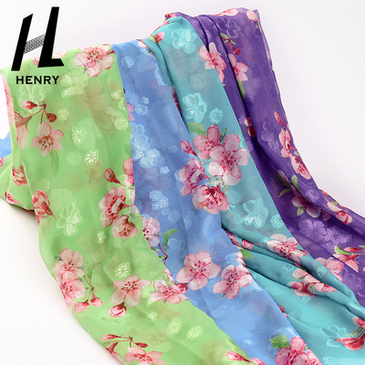 Kundenspezifisches Muster-Chiffon- Gewebe-Druck Mesh For Decoration Accessories