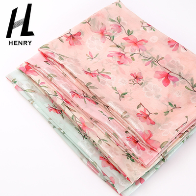 Kleid gesponnenes Polyester Digital, die Gewebe kundengebundene Farbe druckt