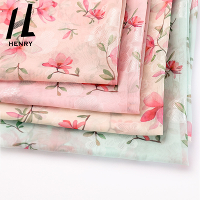 Kleid gesponnenes Polyester Digital, die Gewebe kundengebundene Farbe druckt